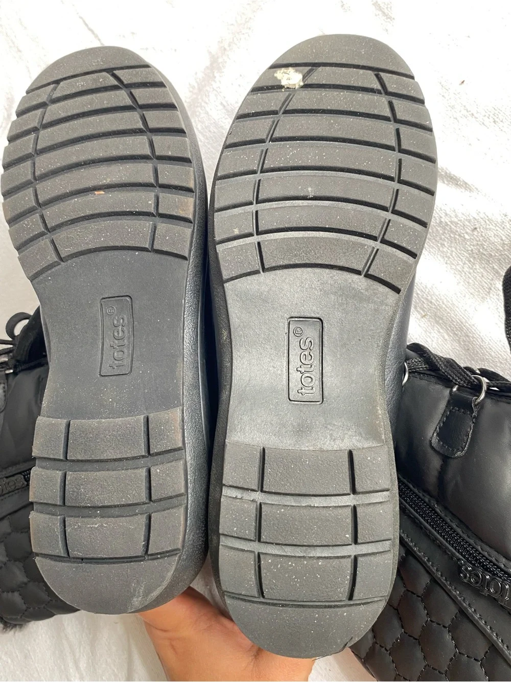 totes trace waterproof boots/winter, rain & snow boots.insulated warm fur-lined